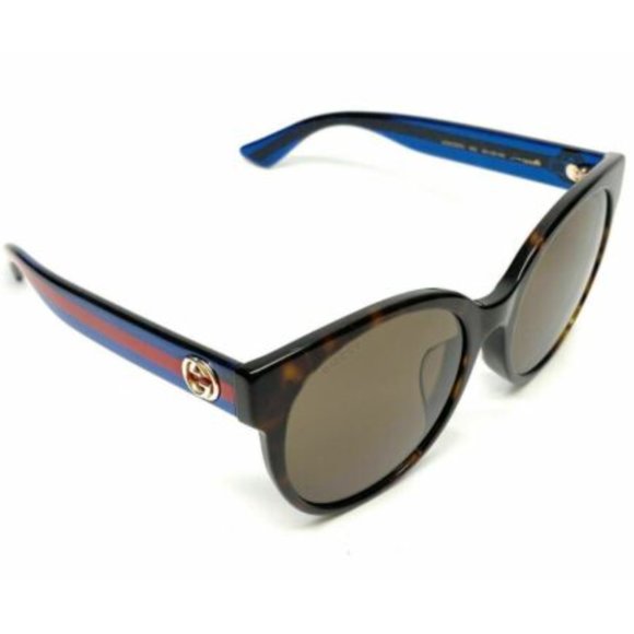 Gucci Women\'s Havana and Blue Sunglasses!